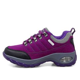Sneakers Air Cushion Sole Casual Shoes (Option: Purple-39)
