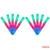 10Pcs Glow Sticks Bulk Colorful LED Foam Stick Cheer Bar Party Foam Glitter Glow Sticks Portable Luminous Atmosphere Party Props